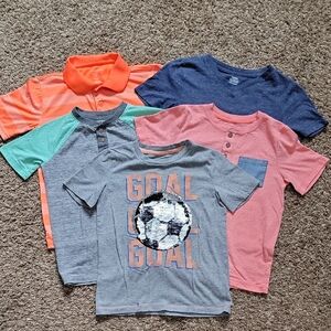 Boys Size 6 Short Sleeve Tee & Polo Bundle George Old Navy Sonoma 5pc